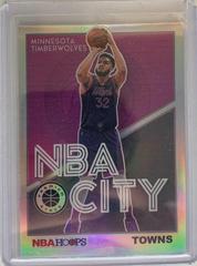 Karl Anthony Towns [Holo] #14 Basketball Cards 2019 Panini Hoops NBA City Prices