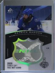 Patrick Maroon Hockey Cards 2021 SP Game Used 2020 NHL Stanley Cup Finals Net Cord Relics Prices