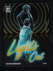 Kevin Durant [Gold] Basketball Cards 2022 Panini Donruss Optic Lights Out Prices