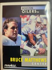 Bruce Matthews Football Cards 1991 Pinnacle Prices
