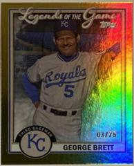 George Brett [Gold] #LG-16 Baseball Cards 2023 Topps Legends of the Game Prices