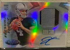 Derek Carr [Jersey Autograph] #216 Football Cards 2014 Panini Certified Prices