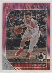 Trae Young [Pink Flash] #1 Basketball Cards 2019 Panini Hoops Premium Stock Prices