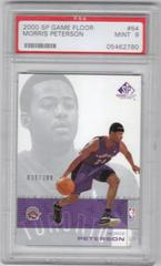 Morris Peterson Basketball Cards 2000 SP Game Floor Prices