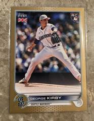 George Kirby [Gold] #111 Baseball Cards 2022 Topps UK Edition Prices