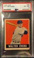 Walter Evers #78 Baseball Cards 1948 Leaf Prices