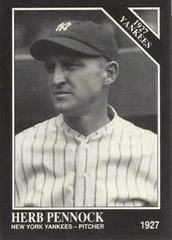 Herb Pennock #120 Baseball Cards 1991 Conlon Collection Prices