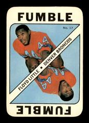 Floyd Little #17 Football Cards 1971 Topps Game Cards Prices