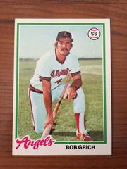 Bob Grich #18 Baseball Cards 1978 Topps Prices