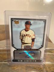 Tim Lincecum #BS-TL Baseball Cards 2007 Bowman Sterling Prices