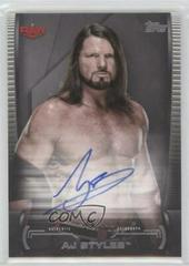 AJ Styles #A-AS Wrestling Cards 2021 Topps WWE Undisputed Superstar Roster Autographs Prices