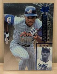 Rickey Henderson [Select Company Blue] Baseball Cards 1997 Select Prices