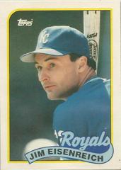 Jim Eisenrich #28T Baseball Cards 1989 Topps Traded Prices