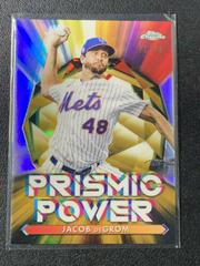 Jacob DeGrom Baseball Cards 2021 Topps Chrome Prismic Power Prices