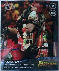Asuka Wrestling Cards 2018 Topps Now WWE Prices