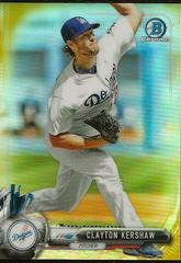 Clayton Kershaw [Gold Refractor] #93 Baseball Cards 2017 Bowman Chrome Prices