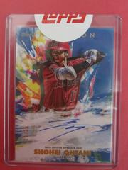 Shohei Ohtani [Blue] #56 Baseball Cards 2020 Topps Inception Prices