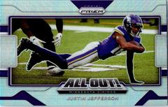Justin Jefferson #33 Football Cards 2021 Panini Prizm All Out Prices