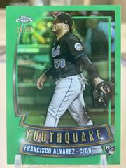 Francisco Alvarez [Green] #YQ-17 Baseball Cards 2023 Topps Chrome Youthquake Prices