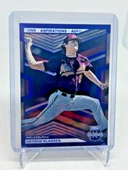 George Klassen [Aspirations Blue] #40 Baseball Cards 2023 Panini Elite Extra Edition Prices