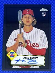 Alec Bohm [Black] #PA-ABM Baseball Cards 2021 Topps Chrome Platinum Anniversary Autographs Prices