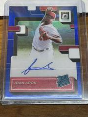 Joan Adon [Blue] Baseball Cards 2022 Panini Donruss Optic Rated Rookie Signatures Prices