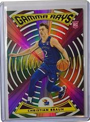 Christian Braun [Pink] #ZG-CBR Basketball Cards 2022 Panini Chronicles Draft Picks Gamma Rays Prices