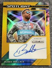 Bubba Wallace [Gold] #SS-BW Racing Cards 2021 Panini Prizm Spotlight Signatures Prices