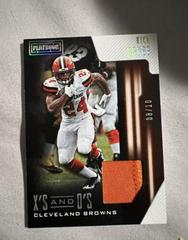 Nick Chubb [Jersey Prime] #8 Football Cards 2018 Panini Playbook X's and O's Prices
