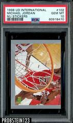 Michael Jordan #102 Basketball Cards 1998 Upper Deck International MJ Stickers Prices