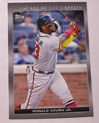 Ronald Acuna Jr. [Silver] #2 Baseball Cards 2022 Topps X Derek Jeter Prices