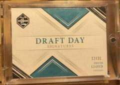 Devin Lloyd Football Cards 2022 Panini Limited Draft Day Signatures Booklet Prices
