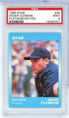 Roger Clemens #46 Baseball Cards 1990 Star Platinum Edition Prices