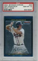 Jeff Francoeur #23 Baseball Cards 2002 Bowman Chrome Draft Picks Prices