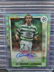 Henrik Larsson [Wave] #AC-HL Soccer Cards 2022 Topps Merlin Chrome UEFA Club Competitions Autographs Prices