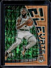 Jaylen Brown [Orange Fluorescent] #25 Basketball Cards 2022 Panini Mosaic Elevate Prices