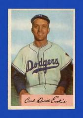 Carl Erskine #10 Baseball Cards 1954 Bowman Prices