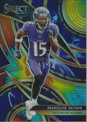 Marquise Brown [Tie Dye Prizm] Football Cards 2019 Panini Select Sensations Prices