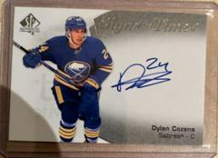 Dylan Cozens Hockey Cards 2021 SP Authentic Sign of the Times Autographs Prices