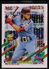 Alec Bohm [Santa Belt] Baseball Cards 2021 Topps Holiday Mega Box Prices