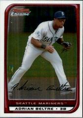 Adrian Beltre #27 Baseball Cards 2008 Bowman Chrome Prices