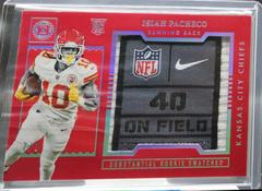 Isiah Pacheco [Ruby] #SS-38 Football Cards 2022 Panini Encased Substantial Rookie Swatches Prices