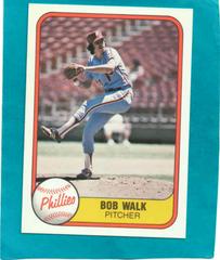 Bob Walk #14 Baseball Cards 1981 Fleer Prices