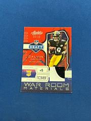 Calvin Austin III [Silver] Football Cards 2022 Panini Absolute War Room Materials Prices