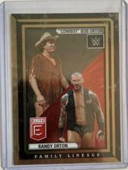 Cowboy Bob Orton / Randy Orton [Gold] #4 Wrestling Cards 2023 Donruss Elite WWE Family Lineage Prices