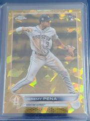 Jeremy Pena [Gold] #US253 Baseball Cards 2022 Topps Chrome Update Sapphire Prices