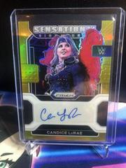 Candice LeRae [Gold Prizm] #SS-CLR Wrestling Cards 2022 Panini Prizm WWE Sensational Signatures Prices