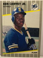 Ken Griffey Jr. [Error] #548 Baseball Cards 1989 Fleer Prices