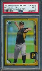 Mitch Keller [Gold Refractor] Baseball Cards 2015 Bowman Chrome Prospects Prices