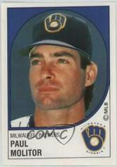 Paul Molitor #125 Baseball Cards 1988 Panini Stickers Prices